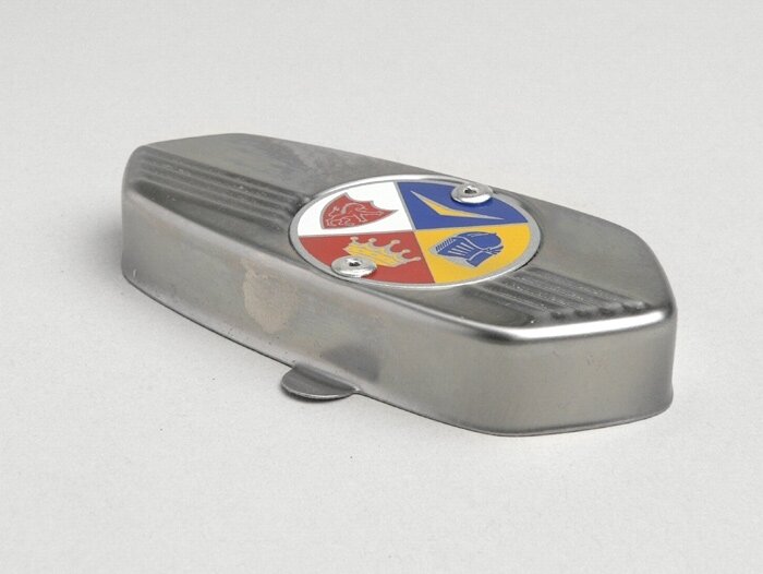 Penutup lengan ayun -CUPPINI- Vespa V50, ET3, PV125 - logo baru AMS Cuppini