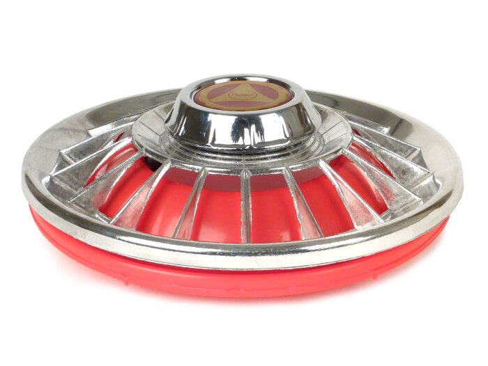 Naafdop -FA ITALIA Oude Stijl- 8 inch - Rood