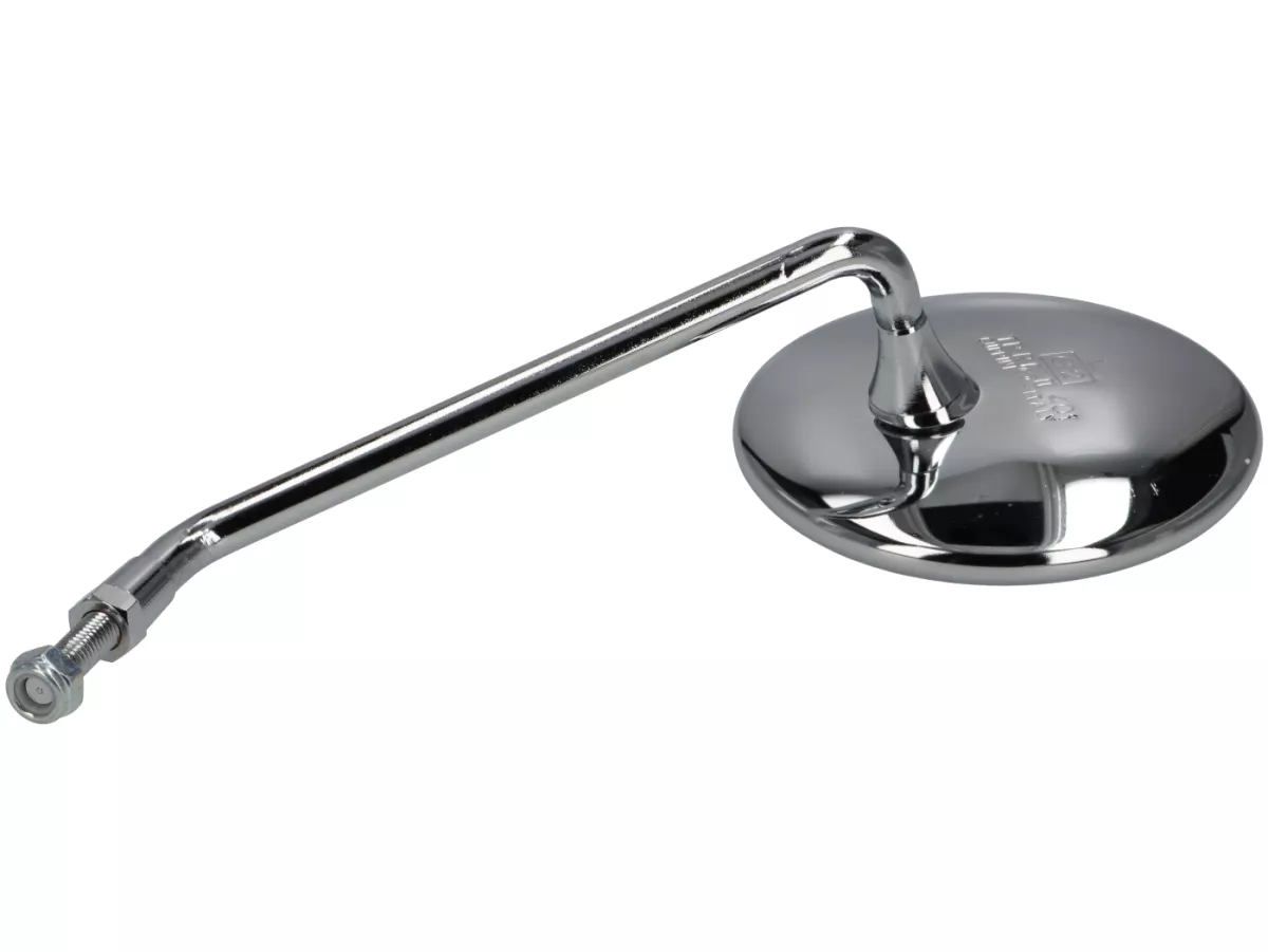 Cermin -CUPPINI tanpa dudukan- Vespa 160mm, Ø = 100mm, M8x1,25mm, krom - kiri