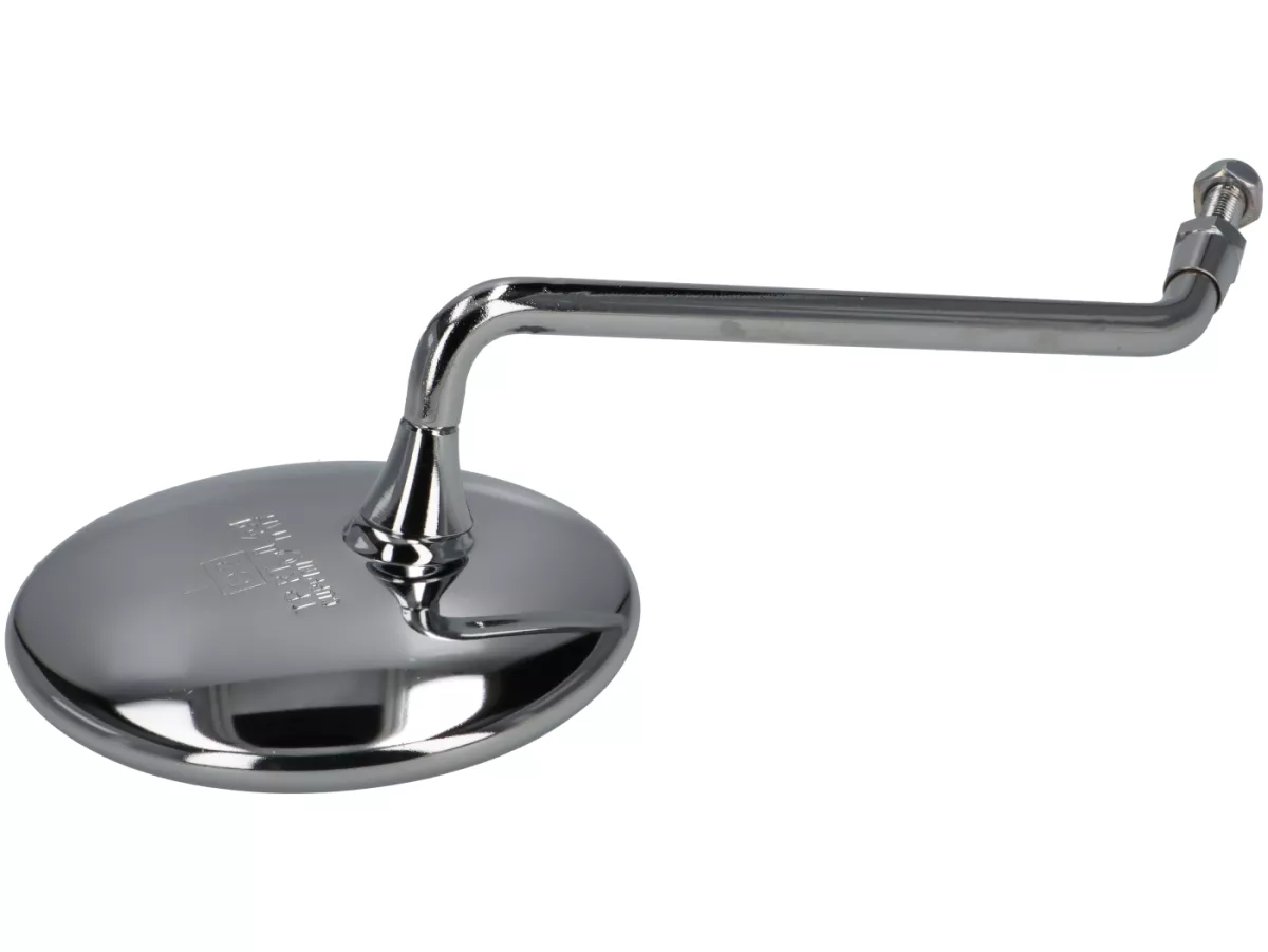 Cermin -CUPPINI tanpa dudukan- Vespa 160mm, Ø = 100mm, M8x1,25mm, krom - kiri