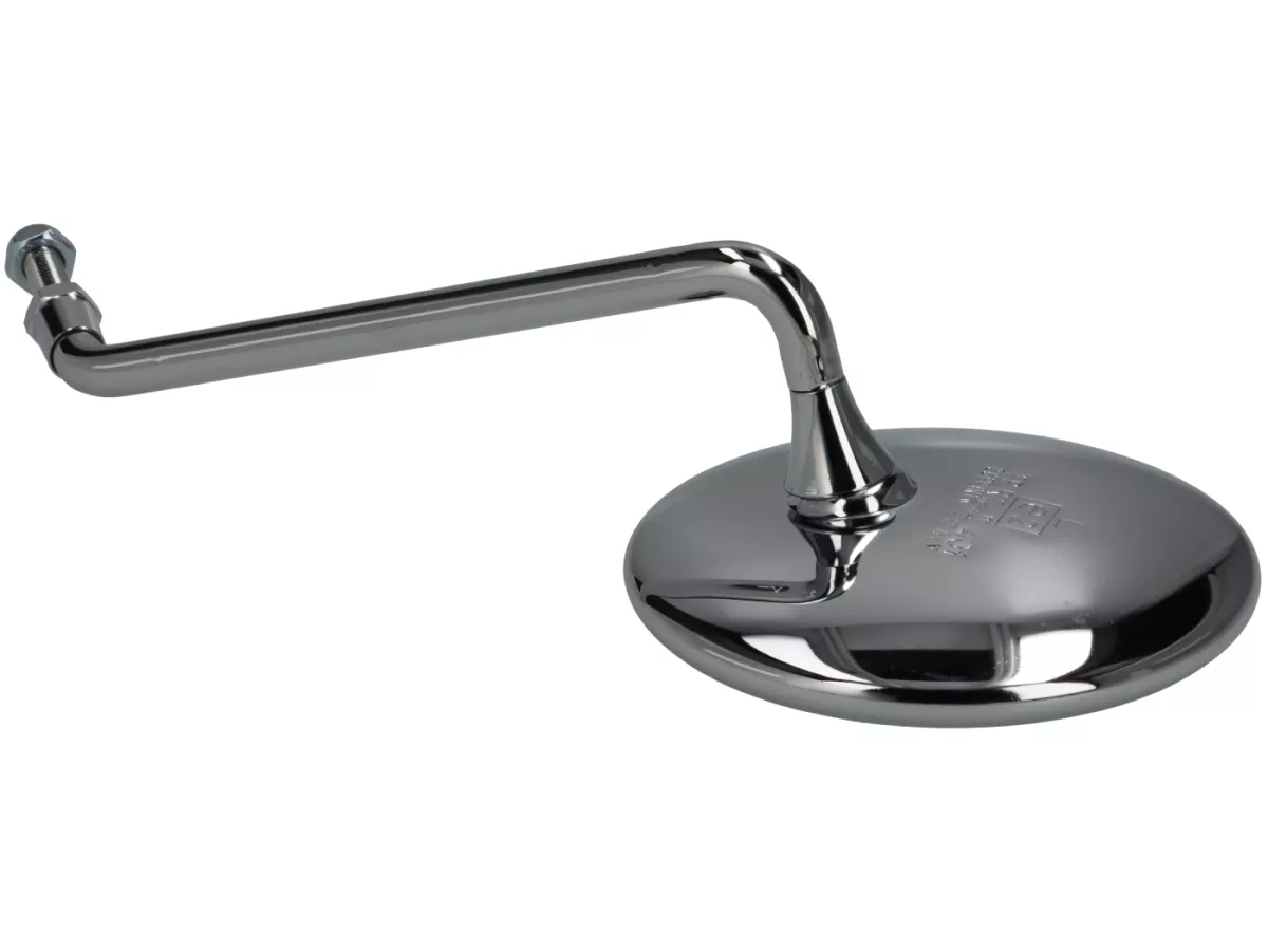 Spiegel -CUPPINI ohne Halter- Vespa 160mm, Ø=100mm, M8x1,25mm, Chrom - rechts