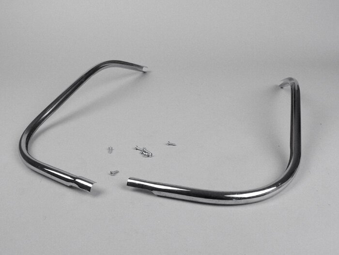 Tabung berlubang mono -AMS CUPPINI- Vespa V50, PV125, ET3 - Chrome
