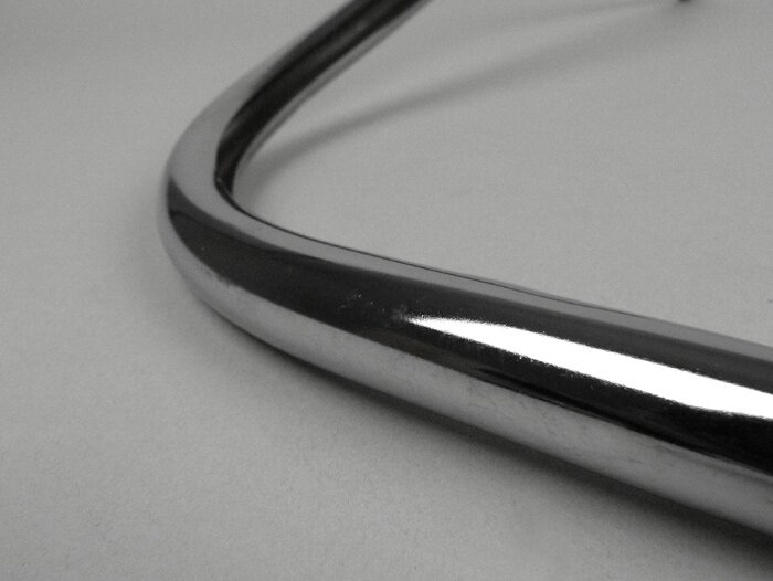 Tabung berlubang mono -AMS CUPPINI- Vespa V50, PV125, ET3 - Chrome