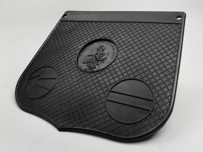 Pelindung percikan - Perangkap kotoran - Kain kotoran -ST. CHRISTOPHERUS- Hitam