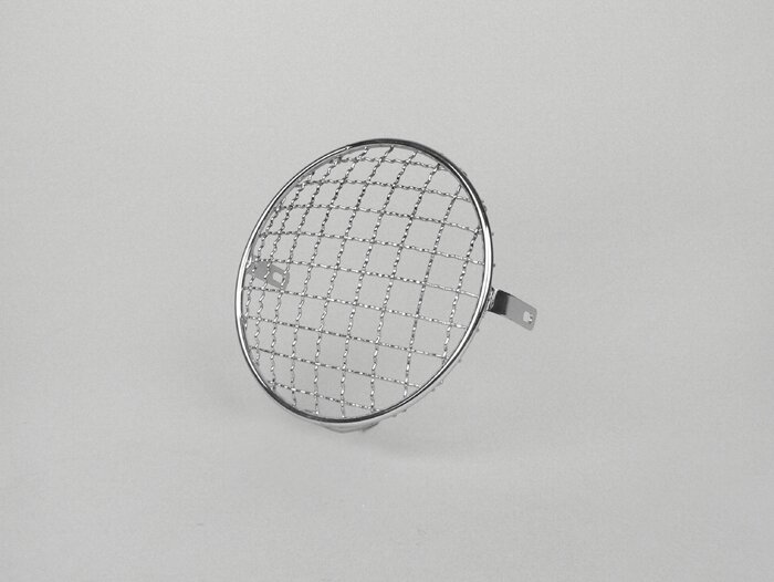 Grille optique de phare -AMS CUPPINI rond- Vespa Sprint Veloce, Rally180 (VSD1T), Rally200 (VSE1T), GTR125 (VNL2T) - chromé