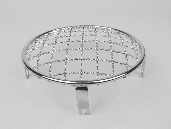 Grille optique de phare -AMS CUPPINI rond- Vespa Sprint Veloce, Rally180 (VSD1T), Rally200 (VSE1T), GTR125 (VNL2T) - chromé