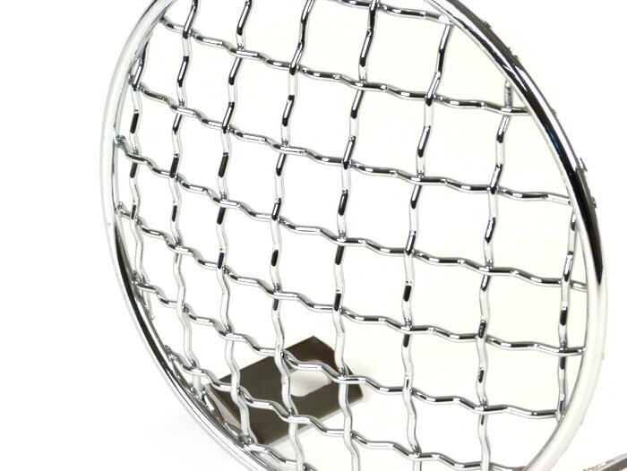 Grille optique de phare -AMS CUPPINI rond- Vespa VNB3T, VNB4T, VNB5T, VNB6T, VBA, VBB, GS150 (VS1-5T), GS160 / GS4 (VSB1T) - chromé