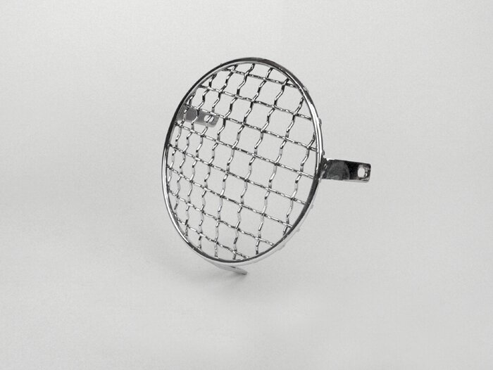 Headlight grill -AMS CUPPINI round- Lambretta LI (series 2-3), TV (series 2) - chrome