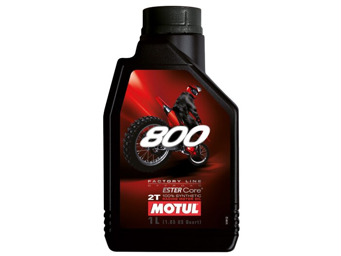 Huile -MOTUL 800 Offroad - 2-temps 100% synthèse (ester unique) - 1000ml