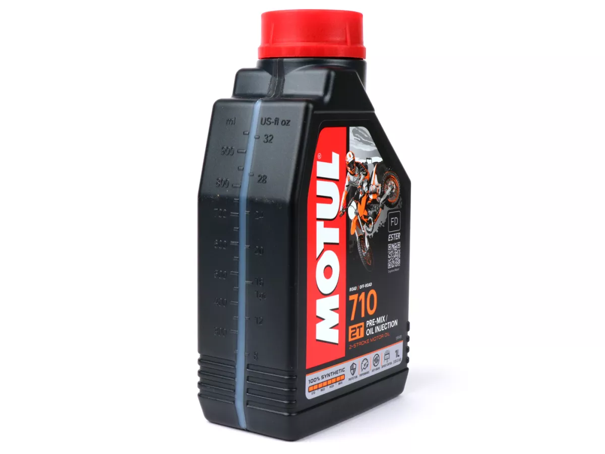 Olie -MOTUL 710- 2-takt volledig synthetisch - 1000ml