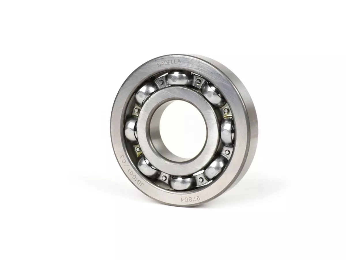 Ball bearing -613912- (25x62x12mm) 8 balls - (used for crankshaft, drive side Vespa PX, T5 125cc, Rally180 (VSD1T), Rally200 (VSE1T), Sprint, GS150 / GS3... - crankshaft, flywheel side Sprint, GS150 / GS3, VNA, VNB, VBA, VBB...)
