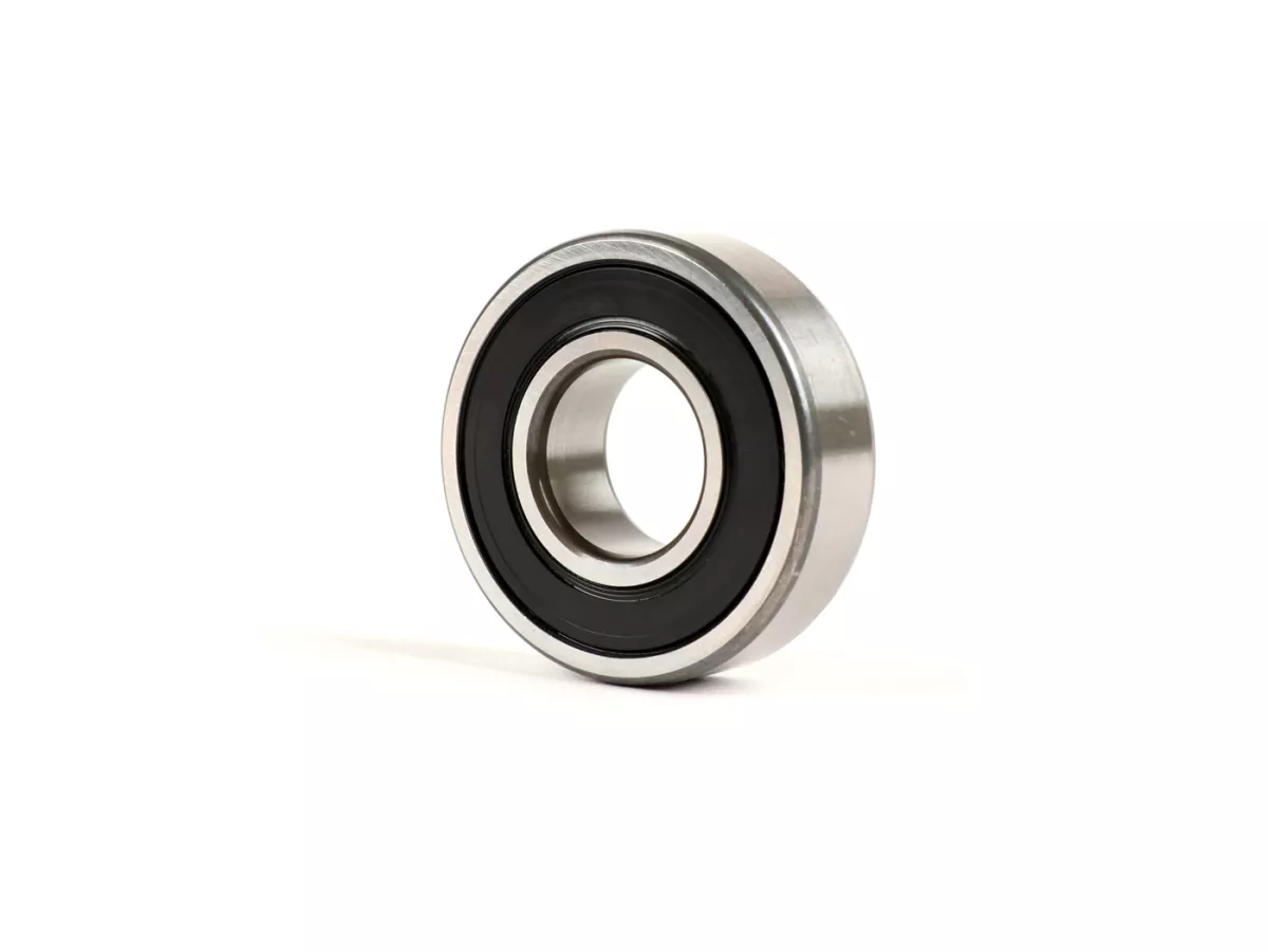 Kogellager -6204 2RS (aan beide zijden ingekapseld)- (20x47x14mm) - (gebruikt voor hoofdas Vespa PX, T5 125cc, Cosa, Rally180 (VSD1T), Rally200 (VSE1T), Sprint150 (VLB1T), TS125 (VNL3T), GT125 (VNL2T), GTR125 (VNL2T) - achterwielas Piaggio 50-180cc 2-takt