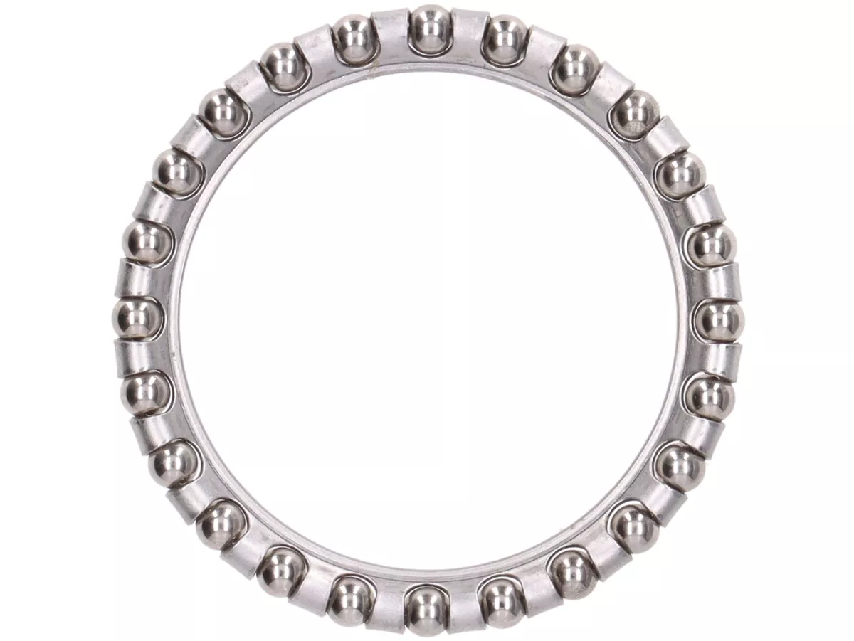 Steering  bearing, upper -OEM QUALITY, balls = 1/8“ = 3.17mm- Vespa, Piaggio, Gilera, Lambretta LI, LI S, SX, TV, DL, GP