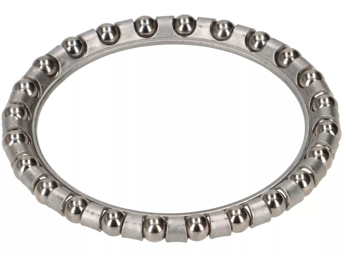 Steering  bearing, upper -OEM QUALITY, balls = 1/8“ = 3.17mm- Vespa, Piaggio, Gilera, Lambretta LI, LI S, SX, TV, DL, GP