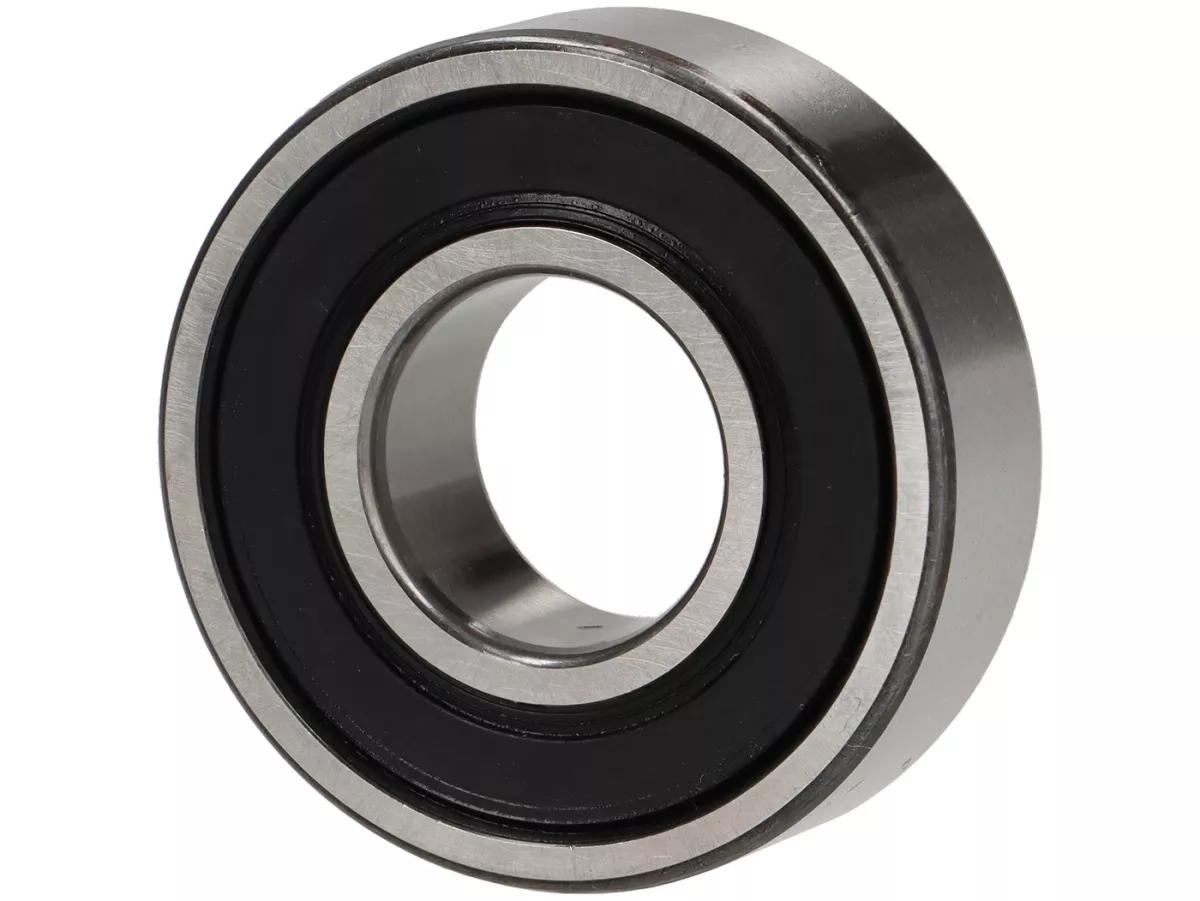 Ball bearing -6202 2RS (both sides sealed)- (15x35x11mm) - (used for front wheel/brake drum Vespa PX (1982-), T5 125cc, Cosa, PK, Gilera Fuoco, Piaggio Hexagon, MP3, Sfera, SKR, Quartz, Zip SP, Vespa ET2, ET4, GT125, GTS, GTV, LX