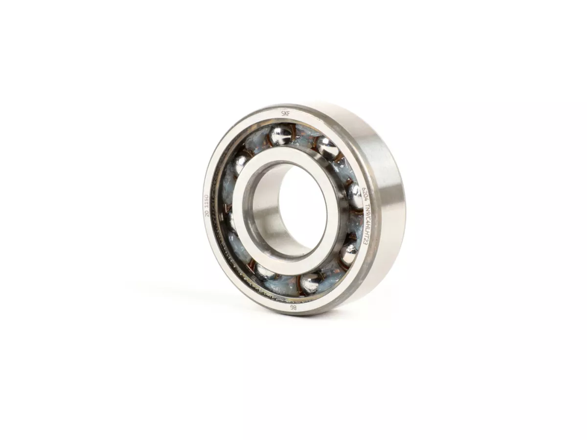 Kullager -6204 ETN9 C4- (20x47x14mm) - (används till vevaxel Minarelli 50 ccm (typ MA, MY, CW, CA, CY), Vespa V50, V90, PV125, ET3, PK S, PK XL (generatorsida, lima))