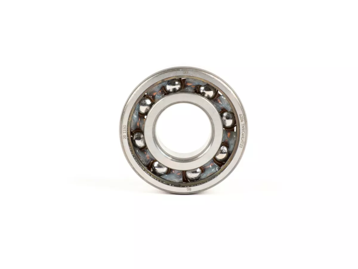 Kullager -6204 ETN9 C4- (20x47x14mm) - (används till vevaxel Minarelli 50 ccm (typ MA, MY, CW, CA, CY), Vespa V50, V90, PV125, ET3, PK S, PK XL (generatorsida, lima))