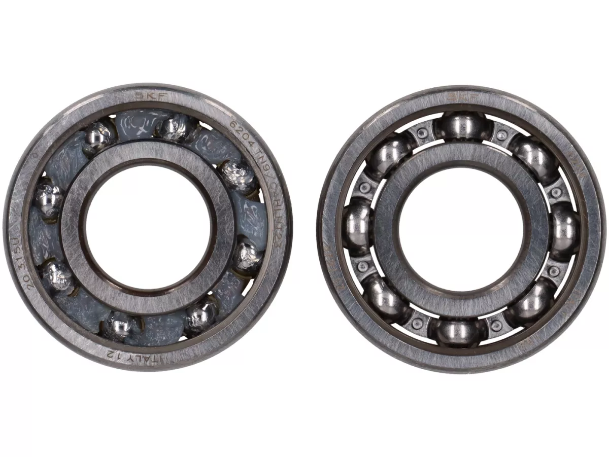 Ball bearing set for engine -SCOOTER CENTER- Vespa Smallframe V50, V90, SS50, SS90, PV125, ET3, PK S, PK XL - 6204 TN9