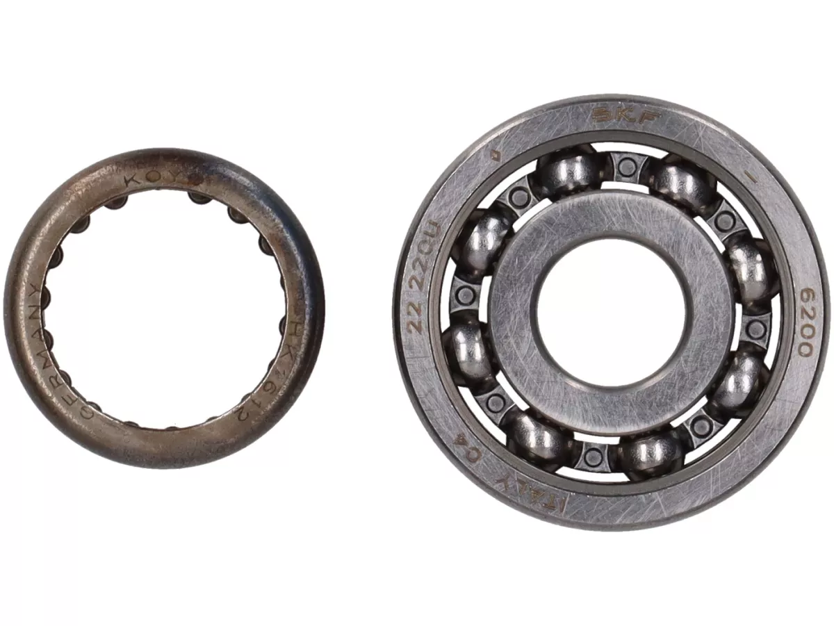 Ball bearing set for engine -SCOOTER CENTER- Vespa Smallframe V50, V90, SS50, SS90, PV125, ET3, PK S, PK XL - 6204 TN9
