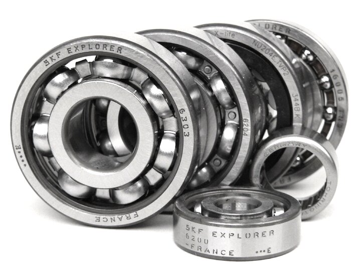 Kogellagerset motor -SCOOTER CENTER- Vespa Smallframe V50, V90, SS50, SS90, PV125, ET3, PK S, PK XL - NU204