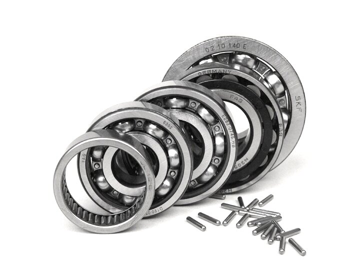 Set cuscinetti a sfera motore -SCOOTER CENTER- Vespa Largeframe Rally200 (VSE1T -33996, Femsatronic)