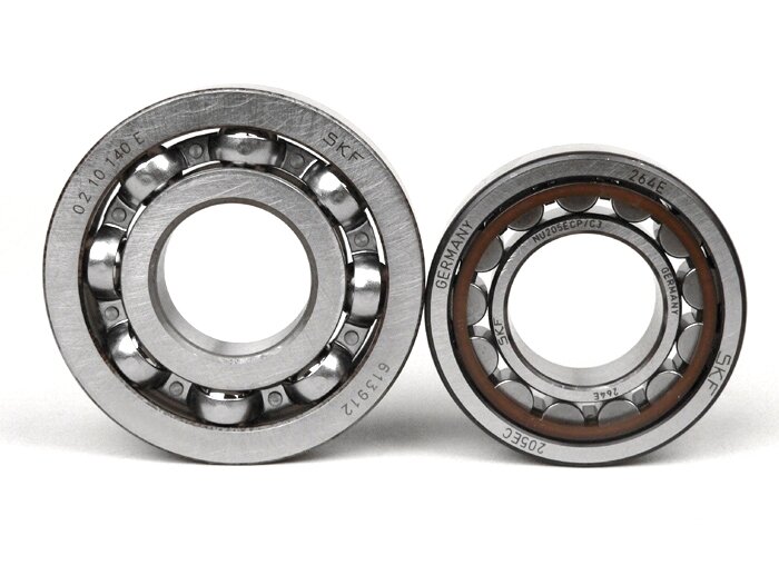 Ball bearing set for engine -SCOOTER CENTER- Vespa Largeframe T5 125cc (VNX5T) - fits also engine casing Malossi VR-One, Pinasco PX/T5