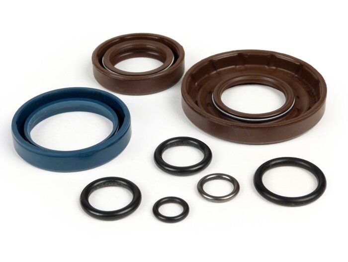 Oil seal set engine -CORTECO FKM- Vespa PK50 XL - (Ø 20mm cone) - incl. O-rings