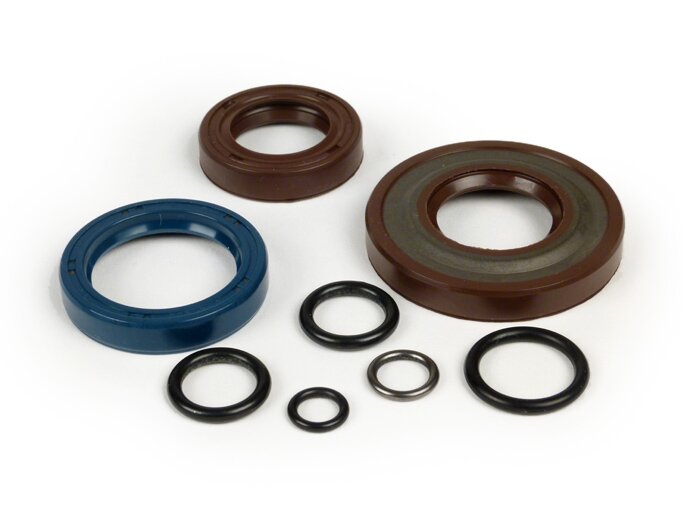 Oil seal set engine -CORTECO FKM- Vespa PK50 XL - (Ø 20mm cone) - incl. O-rings