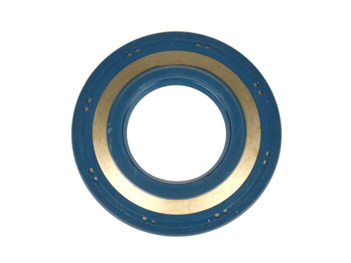Oliekeerring 31x62.1x5.8/4.3mm -CORTECO rubber, blauw (gebruikt voor krukas aandrijfzijde Vespa PX (-1984), Rally180 (VSD1T), Rally200 (VSE1T), Sprint (vanaf 1976), Super (vanaf 1976), TS (vanaf 1976), GT125 (vanaf 1976), GTR125