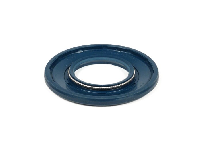 Oliekeerring 31x62.1x5.8/4.3mm -CORTECO rubber, blauw (gebruikt voor krukas aandrijfzijde Vespa PX (-1984), Rally180 (VSD1T), Rally200 (VSE1T), Sprint (vanaf 1976), Super (vanaf 1976), TS (vanaf 1976), GT125 (vanaf 1976), GTR125