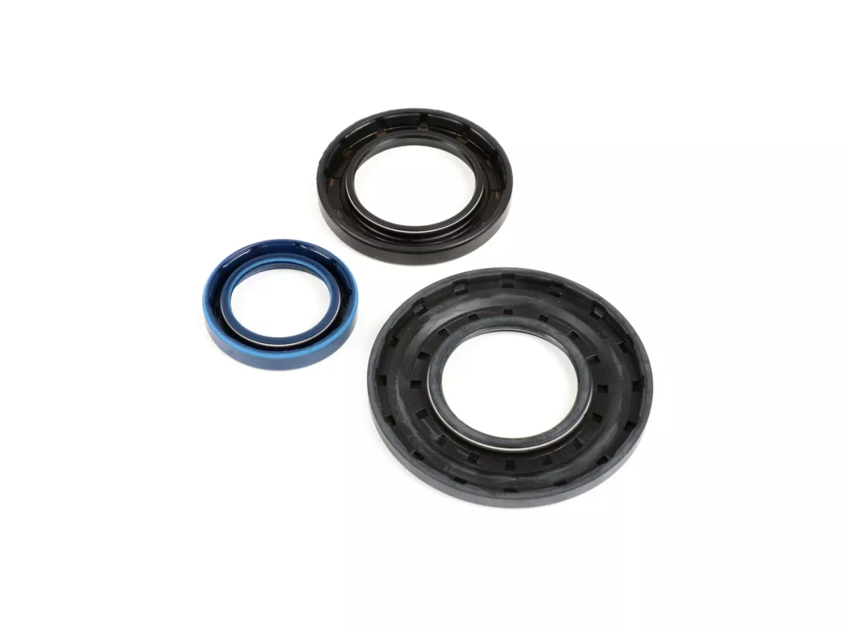 Motoroljetätningssats -PIAGGIO- Vespa PX80, PX125, PX150, PX200 Lusso, T5 125cc, Cosa - Bakhjulsoljetätning 30x47x6mm (extern montering)