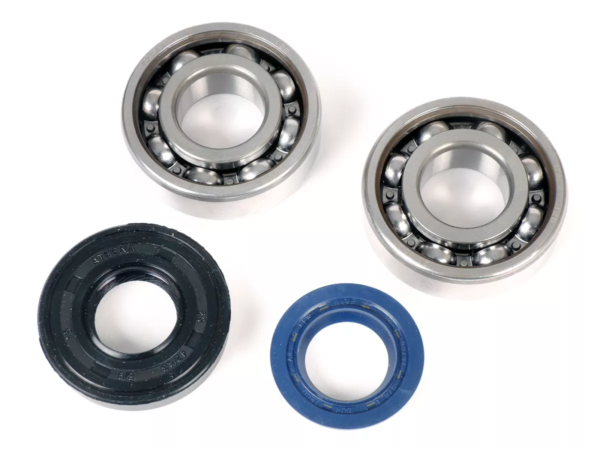 Bearing and oil seal set for crankshaft -ATHENA- Minarelli 50 2T / CPI 50 2T