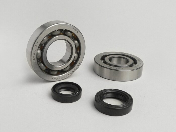 Lagerset - oliekeerringen set voor krukas -ATHENA- Kymco 50 ccm (type Dink)