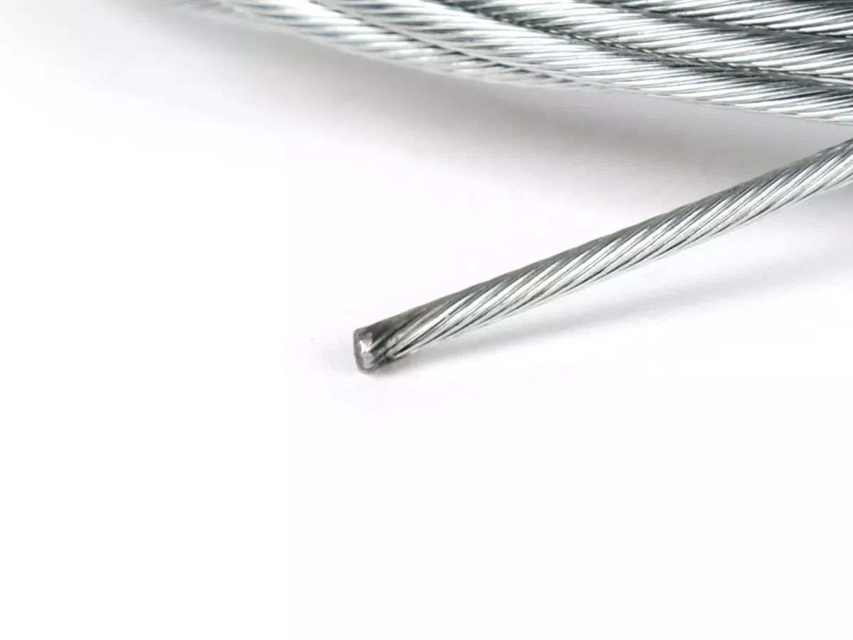 Universal inner cable -Ø=1,6mm x 2000mm, nipple Ø=5,5mm x 7mm- used as gear change cable - laid cable