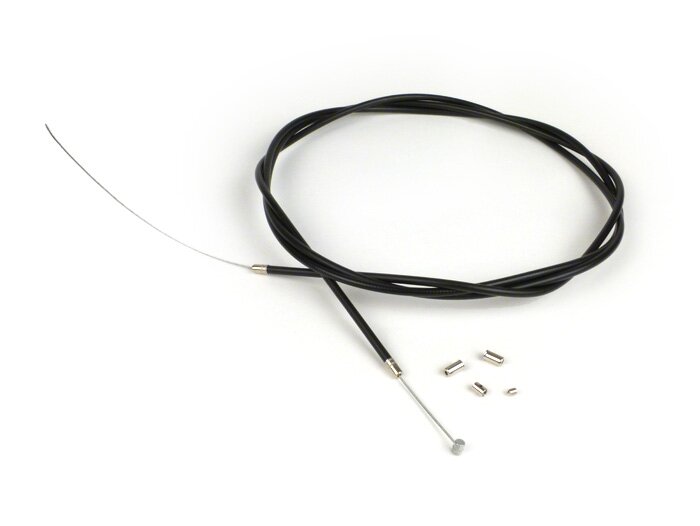Kabel universal -Ø = 1.2mm x 2500mm, nipel Ø = 5.5mm x 7mm - digunakan sebagai kabel throttle - PTFE yang dikepang