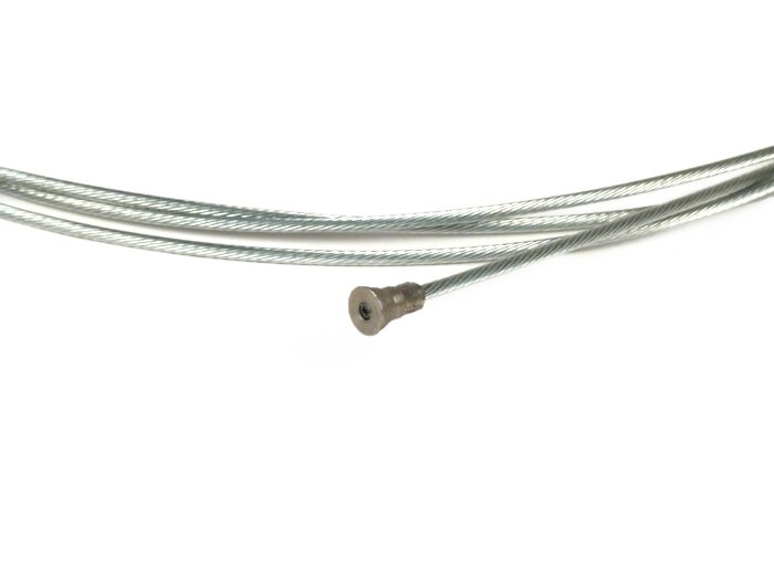 Cable universel interne -Ø=1,9mm x 2000mm, montage avec boule- utilisé comme cable d'embrayage, Cable de frein avant - cable étamé