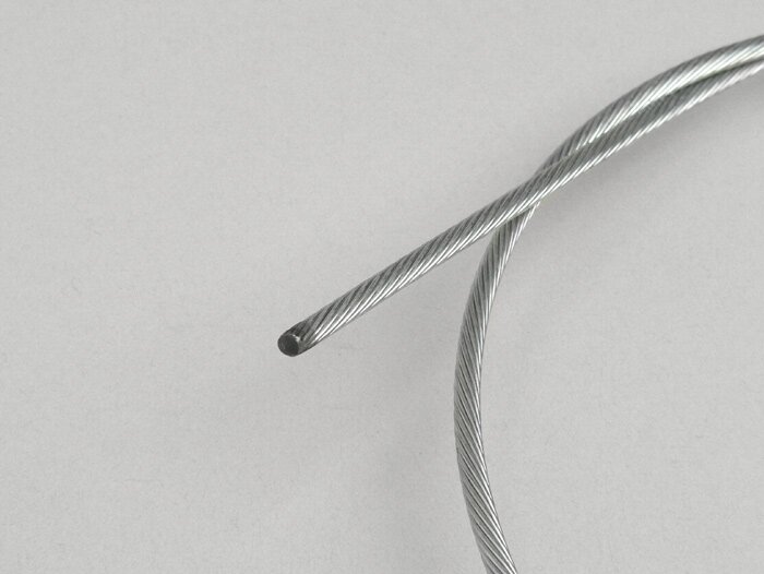 Kabel rem belakang di dalam -KUALITAS OEM, Ø = 2.9mm dengan lubang - Vespa PX, V50, PV125, ET3