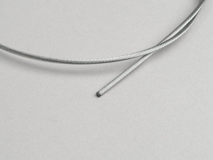 Rear brake cable, inner -OEM QUALITY Ø=2.5mm without eye- Vespa Rally180 (VSD1T), Rally200 (VSE1T), Sprint, VNA, VNB, VBA, VBB, VNC, VBC…