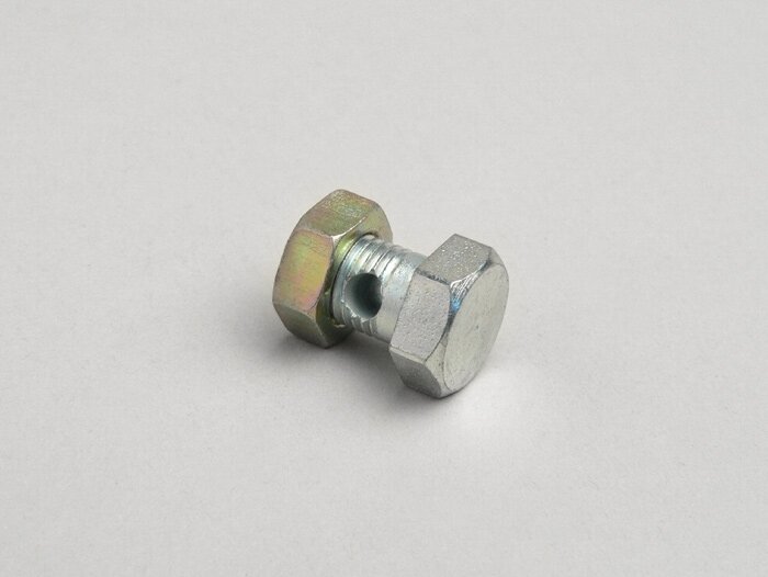 Klämskruv för bakre bromskabel -PIAGGIO- Vespa V50, V90, SS50, SS90, PV125, ET3, VNA, VNB, VBA, VBB, Super, GL150 (VLA1T), GT125 (VNL2T), GTR125 (VNL2T), TS125 (VNL3T), Sprint150 (VLB1T), Rally180 (VSD1T), Rally200 (VSE1T), PX, PK