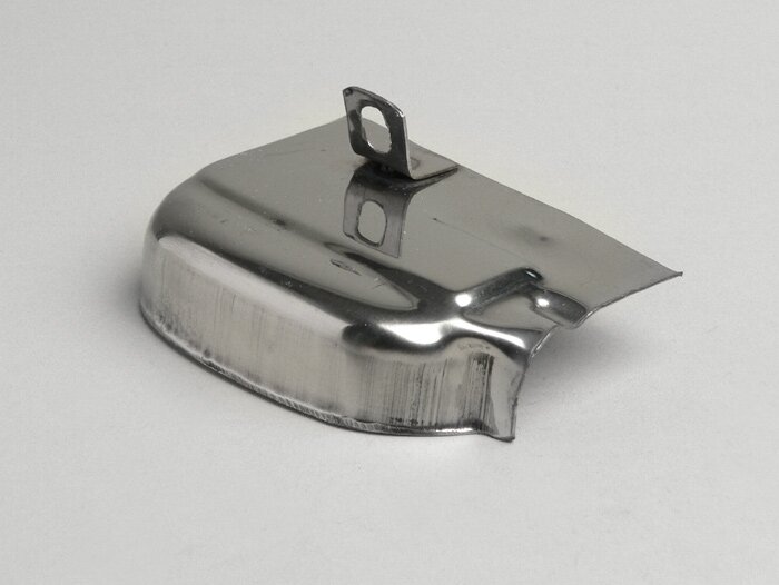 Gear selector box cover -OEM QUALITY- Vespa Rally180 (VSD1T), Rally200 (VSE1T), Sprint150 (VLB1T), TS125 (VNL3T), GT125 (VNL2T), GTR125 (VNL2T), GL150 (VLA1T), Super, VNA, VNB, VBA, VBB - Zinc plated