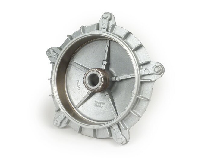 Tambor de freno delantero 10 pulgadas - CALIDAD OEM, sin rodamiento - Vespa PX (hasta 1982) - Ø=16mm