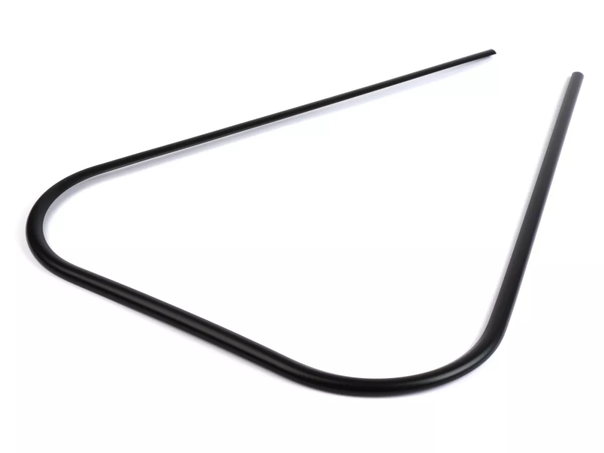 Leg shield beading -OEM QUALITY- Vespa PX (1984) - plastic - black