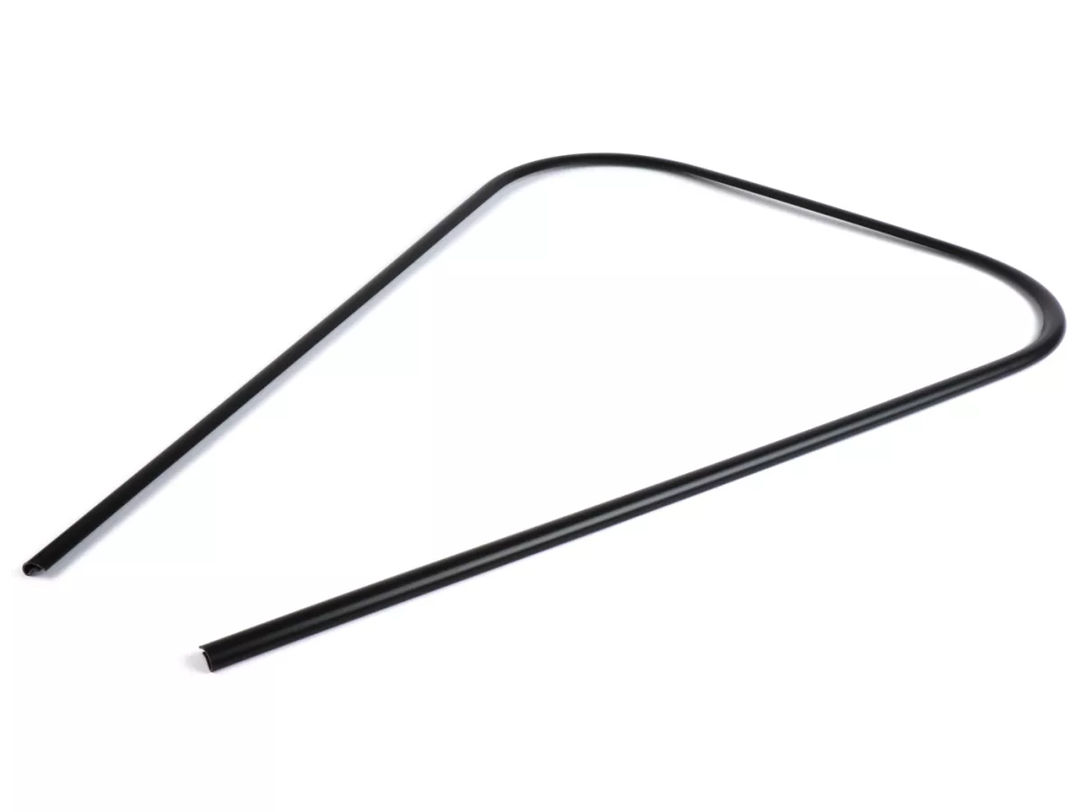 Leg shield beading -OEM QUALITY- Vespa PX (1984) - plastic - black