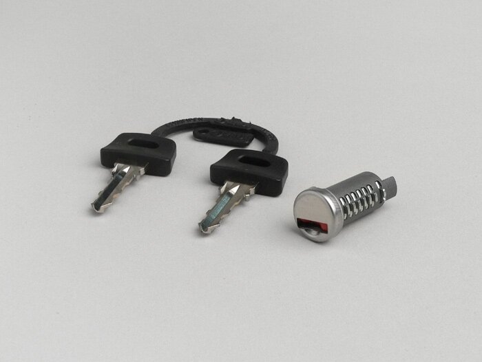 Silinder pengunci -KUALITAS OEM- Vespa PX Lusso (1984-), T5 125cc, PK S-XL, Cosa FL, Piaggio SKR, Kuarsa, Storm, Free, NRG, NTT, Sfera, Sfera RST, TPH, TPH X, TPH XR
