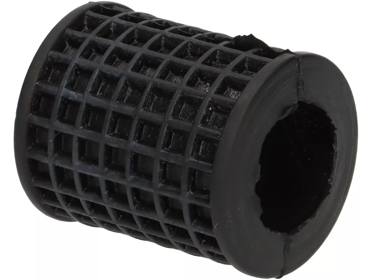 Caoutchouc de démarrage strié (rond) -QUALITÉ OEM- Vespa Largeframe (1958-1985) p.ex. VBA, VBB, VNB, GT, GTR, Super, Sprint, GL, Rally, GS160, SS180, PX - Noir