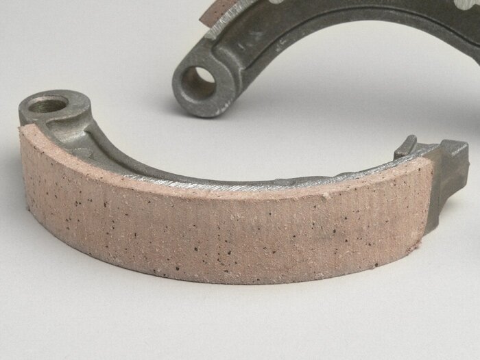 Ganasce freno -VESPA Ø=127x28mm- Vespa 8 posteriore, 2 supporti, Vespa Super (h)