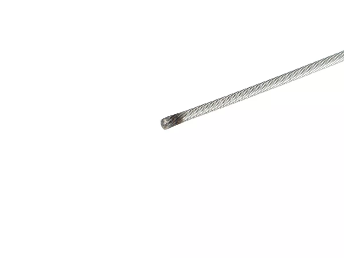 Cable interior universal -Ø=1,2mm x 2000mm, espiga Ø=5,5mm x 7mm- utilizado como cable del acelerador - trenzado