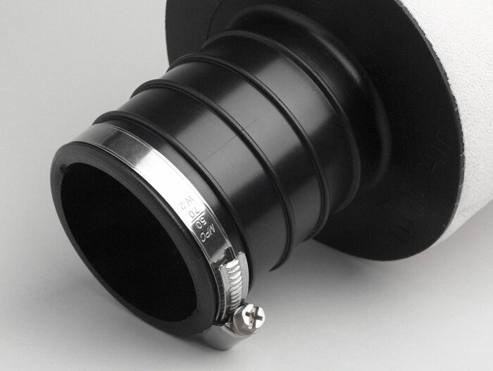 Filtro de aire -TWIN AIR- ancho de conexión = 57mm