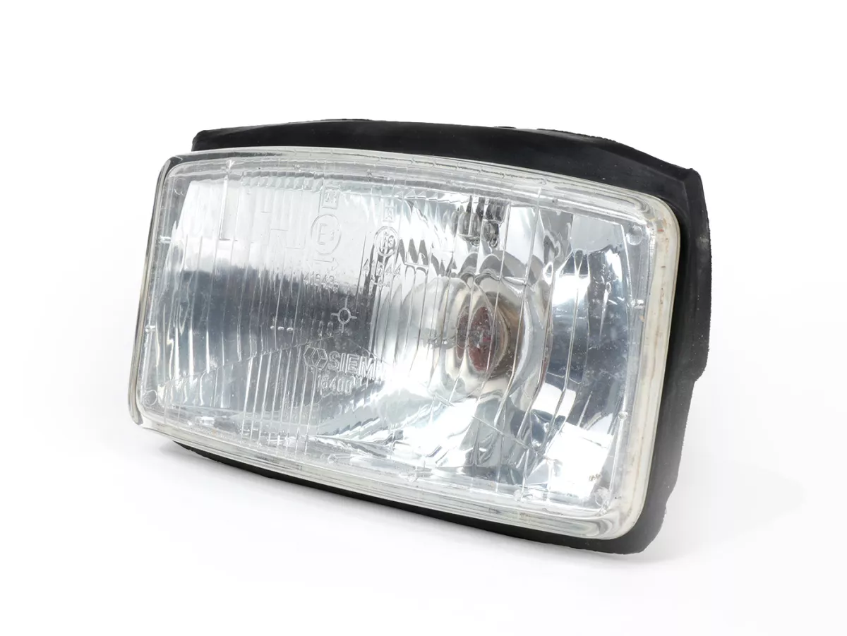 Headlight -SIEM- Vespa rectangle- T5 125cc, Motovespa T5 Sport