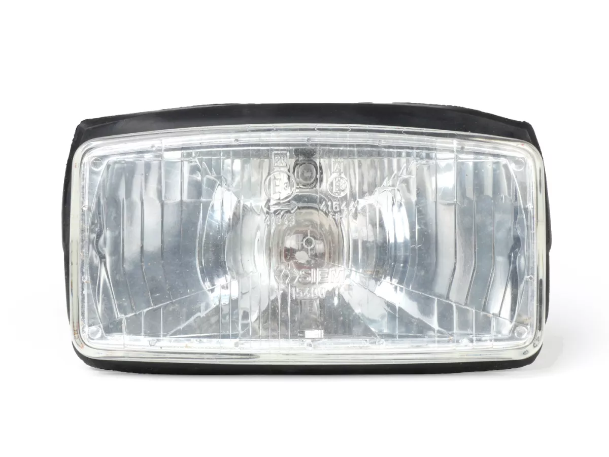 Headlight -SIEM- Vespa rectangle- T5 125cc, Motovespa T5 Sport